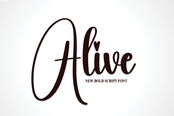 Alive: A Handwritten Script for Authentic Design