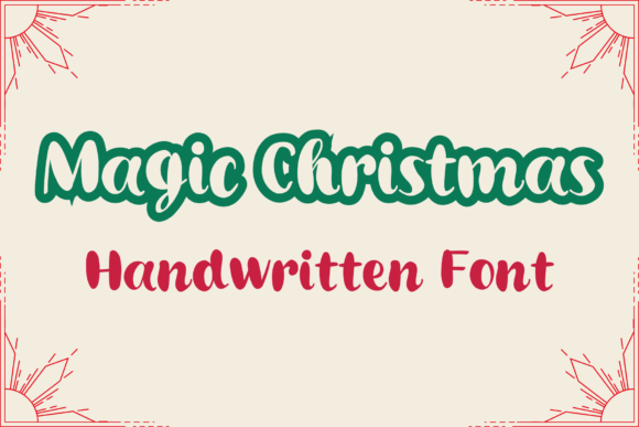 Discover the Charm of Magic Christmas Font