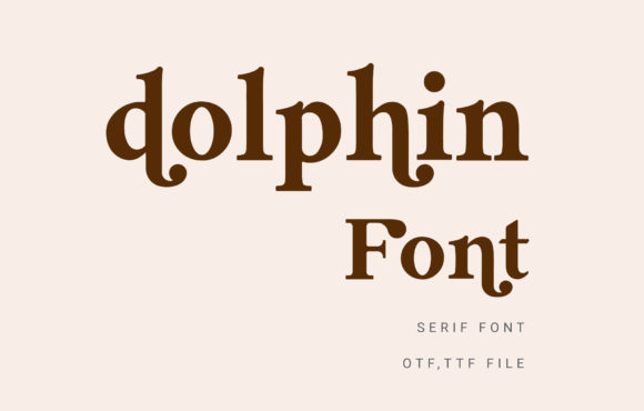 Dolphin: A Stylish Serif Font for Modern Designs