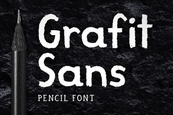 Grafit Sans: A Handmade Pencil Font with Creative Edge
