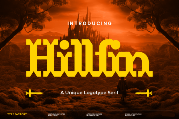 Hillfin: A Bold Gothic Serif for Dramatic Designs