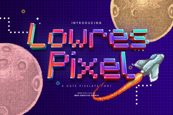 Lowres Pixel: A Playful Typeface for Modern Designs