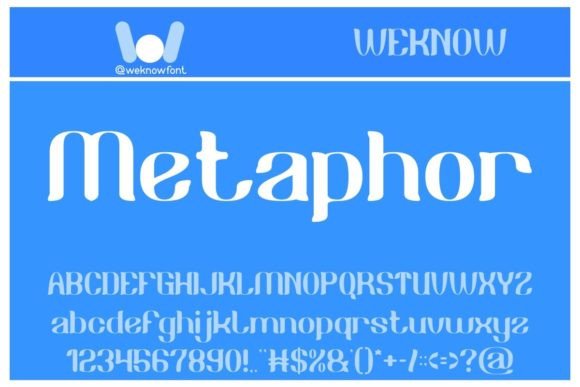 Metaphor: A Serif Display Font for Bold Visual Identity