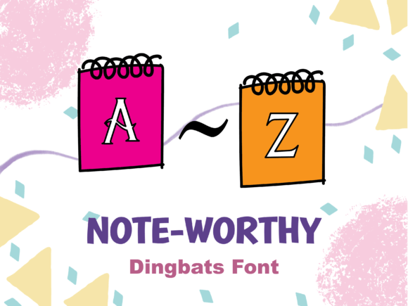 Note-worthy: A Cute Calendar Dingbats Font