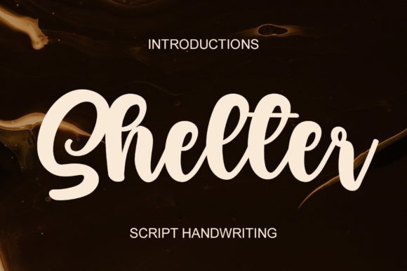 Shelter: A Handwritten Font for Creative Projects