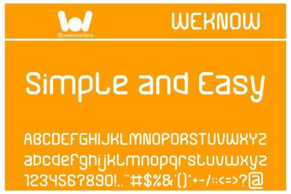 Simple and Easy: A Clean Font for Modern Design