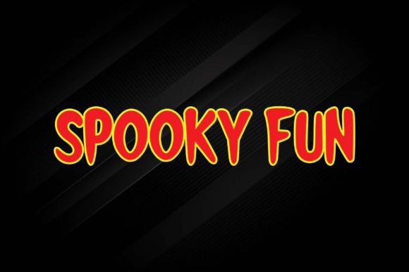 Spooky Fun: A Gothic Font with Cartoon Charm