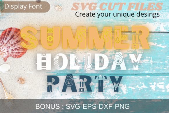 Summer Holiday Party: A Cool, Fun Decorative Font