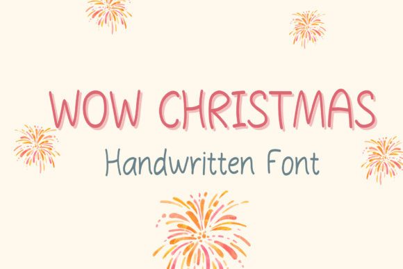 Wow Christmas Font: A Friendly Display Typeface for Creative Projects