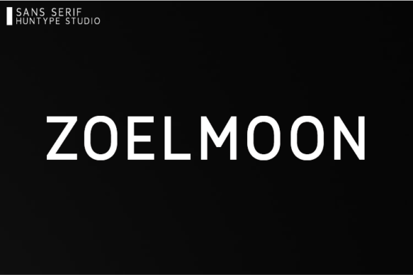 Zoelmoon: A Clean Sans Serif for Modern Design